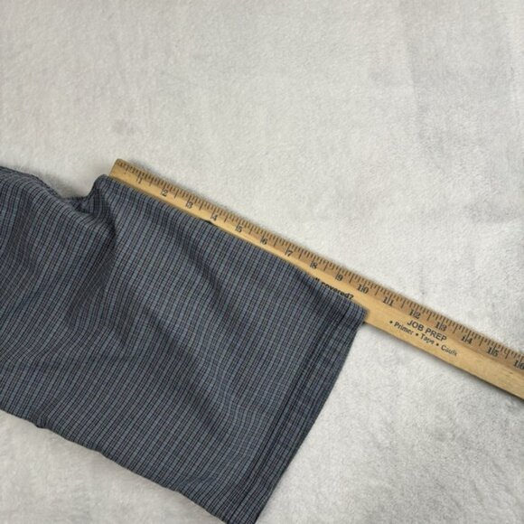 Y2K Roxy Plaid Chino Goth Skate Blue Shorts Capris Women's Size 5 - Picture 10 of 10
